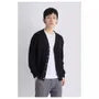 V-Neck Plain Button-Up Cardigan