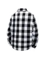 Long-Sleeve Plaid Button-Up Shirt