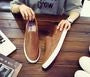 Faux-Leather Slip-Ons