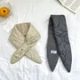 Plain Padded Scarf