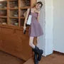 Spaghetti Strap Plain Mini A-Line Dress