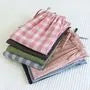Couple Matching Drawstring Waist Plaid Lounge Pants (Various Designs)