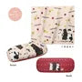 Cat Print Eyeglasses Case with Cleaning Cloth