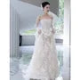 Plain Lace A-Line Tube Wedding Gown