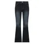 Low Waist Washed Boot-Cut Jeans