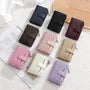 Plain Faux Leather Wallet
