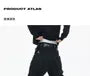 Details Shirred Straight-Cut Jeans