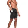 Drawstring Waist Mock Two Piece Sports Shorts