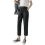 Drawstring-Waist Crop Tapered Pants