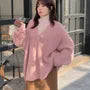[XL-2XL] V-Neck Ribbed Cardigan