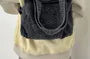 Washed Panel Denim Backpack Tote
