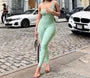 One-Shoulder Plain Jumpsuit