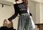 High Rise Washed Wide Leg Cargo Jeans