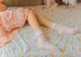Lace Trim Sheer Socks