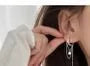 Chain Dangle Huggies