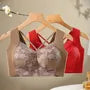 [90B - 115E] Plus Size Lace Full Cup Bra