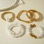 Set: Beaded Bracelet + Bangle