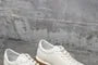 Genuine Leather Platform Panel Sneakers