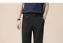Mid Rise Plain Crop Straight Leg Pants