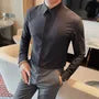 Long-Sleeve Plain Shirt