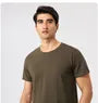 Short-Sleeve Crew Neck Plain Sports T-Shirt
