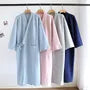 Plain Lace-Up Pajama Robe
