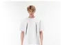 Elbow-Sleeve Crew Neck Two Tone Studded T-Shirt
