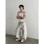 Mid Rise Washed Wide Leg Jeans
