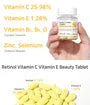 Retinol Vitamin C Vitamin E Beauty Tablet