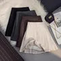 High-Waist Pleated Mini Skirt