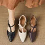 Pointy High Heel Twisted Strap Sandals