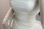 Long-Sleeve Off Shoulder Plain Top / Mini Tiered Skirt