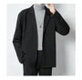 Plain Single-Breasted Blazer