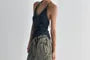 Mid Rise Washed Wide Leg Jorts