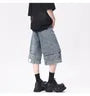 Mid Rise Washed Panel Jorts