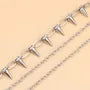Stud Layered Alloy Jeans Chain