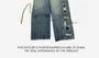 Mid Rise Washed Distressed Wide Leg Jeans