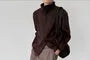 Low Waist Plain Wide Leg Baggy Dress Pants