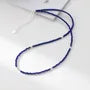 925 Sterling Silver Faux Gemstone Choker / Bracelet