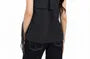 Sleeveless One Shoulder Dotted Top