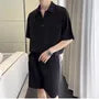 Short-Sleeve Plain Polo Shirt