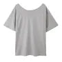 Short-Sleeve Off-Shoulder Plain T-Shirt