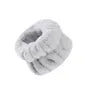 Set Of 2: Plain Fleece Wristband