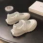 Adhesive Strap Platform Mary Jane Sneakers