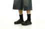 Mid Rise Washed Capri Wide Leg Jeans
