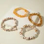Set Of 4: Beaded Bracelet