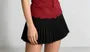 Short Sleeve Off Shoulder Plain Lace Panel Tie-Front Sheer Top