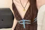 Spaghetti Strap V-Neck Plaid Padded Nightdress / Tie Shoulder Camisole Top / Straight Leg Pants / Set