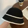 Striped Knit Bucket Hat