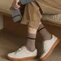 Striped Ribbed Socks